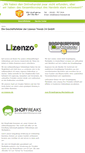 Mobile Screenshot of lizenzo-trends24.de